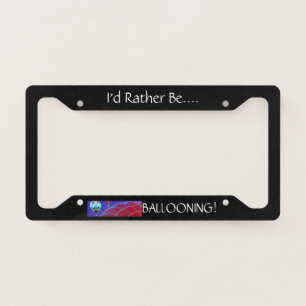 Ballooning License Plate Frame