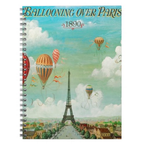 Ballooning Over Paris Notebook