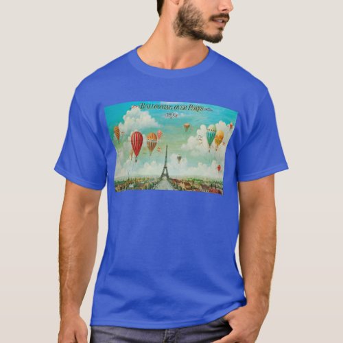 Ballooning Over Paris T_Shirt