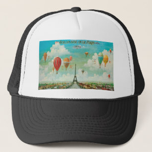 Ballooning Over Paris Trucker Hat