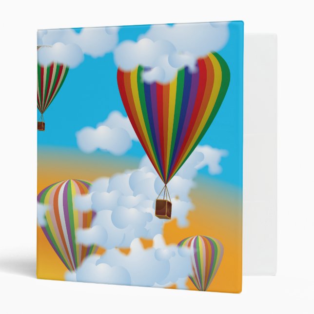 Balloons 3 Ring Binder (Front/Inside)