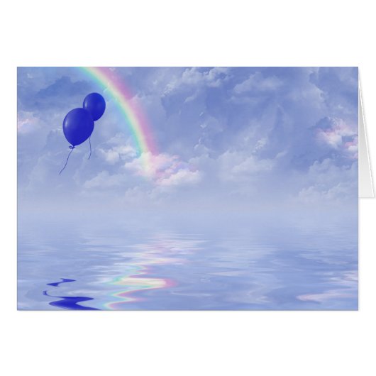 balloons and rainbow (Front Horizontal)