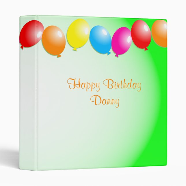 Balloons Binder (Front/Spine)