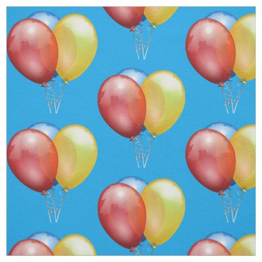 Balloons bunch fabric