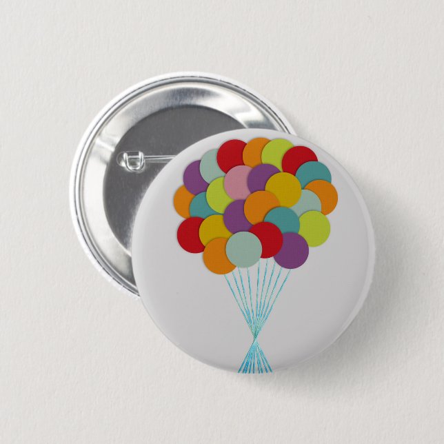 Balloons Button (Front & Back)