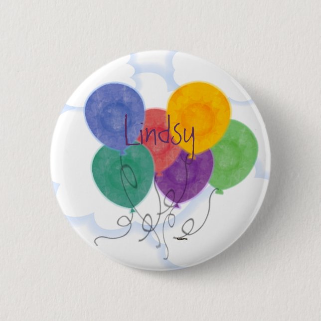 Balloons Button Badge (Front)