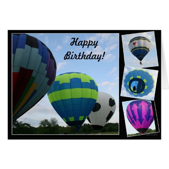 Balloons! Collage! Card