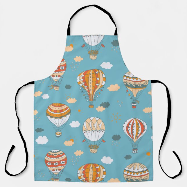Balloons color pattern apron (Front)