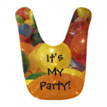 Balloons Colorful Birthday (or Other) Party Bib