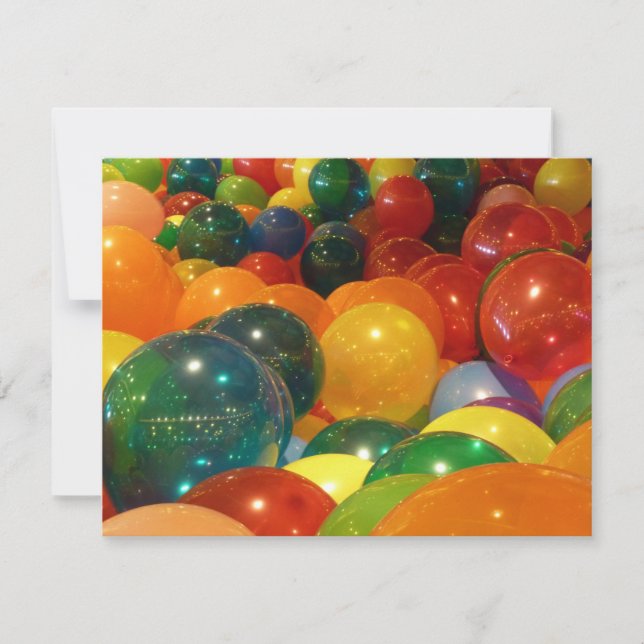 Balloons Colorful Party Design (Front)