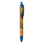 Balloons Colorful Party Design Blue Ink Pen