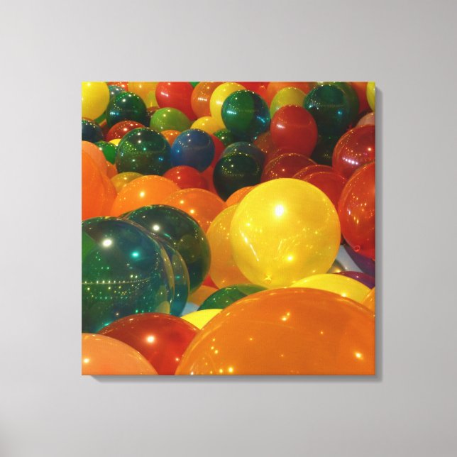 Balloons Colorful Party Design Canvas Print (Front)