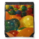 Balloons Colorful Party Design Drawstring Bag
