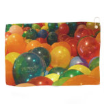 Balloons Colorful Party Design Golf Towel