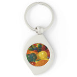 Balloons Colorful Party Design Keychain