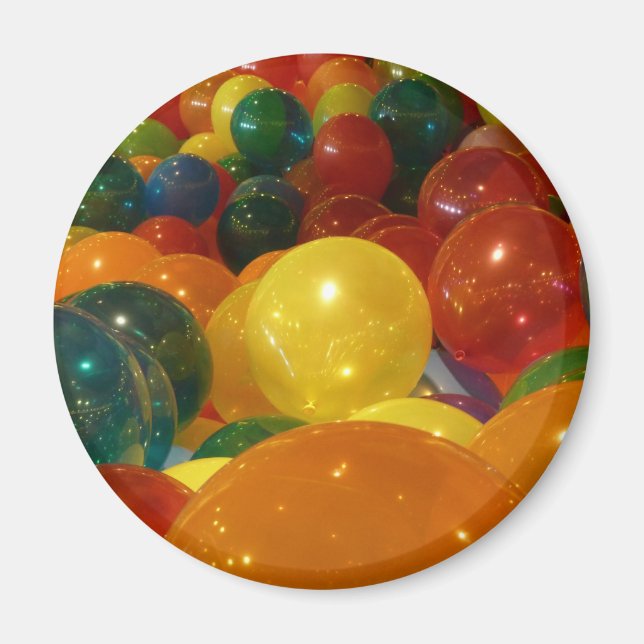 Balloons Colorful Party Design Magnet (Front)