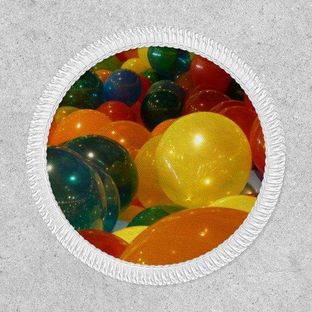 Balloons Colorful Party Design Patch (Front)
