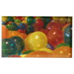 Balloons Colorful Party Design Place Card Holder