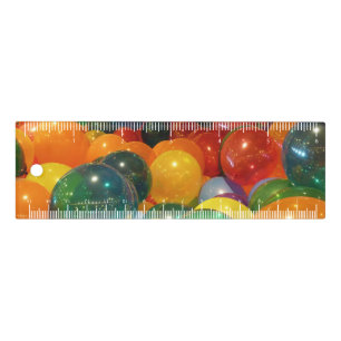 Balloons Colorful Party Design Ruler