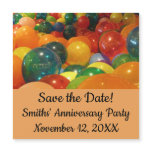 Balloons Colorful Party Design Save the Date