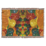 Balloons Colorful Party Design Throw Blanket