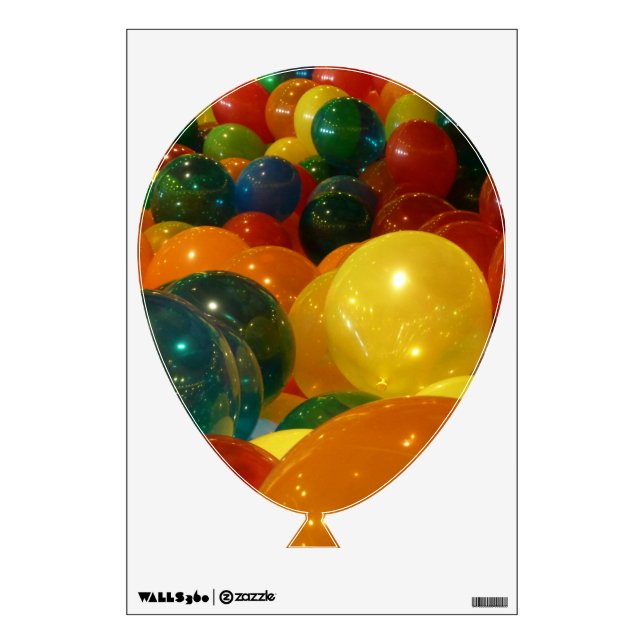 Balloons Colorful Party Design Wall Sticker (Front)
