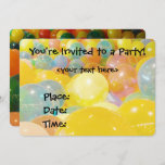 Balloons Colorful Party Invitation