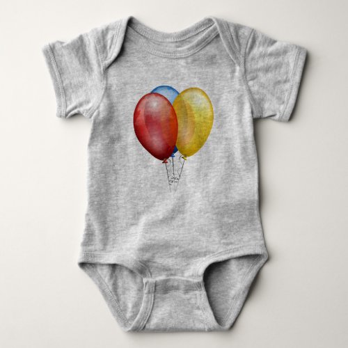 balloons decoration party decor baby bodysuit