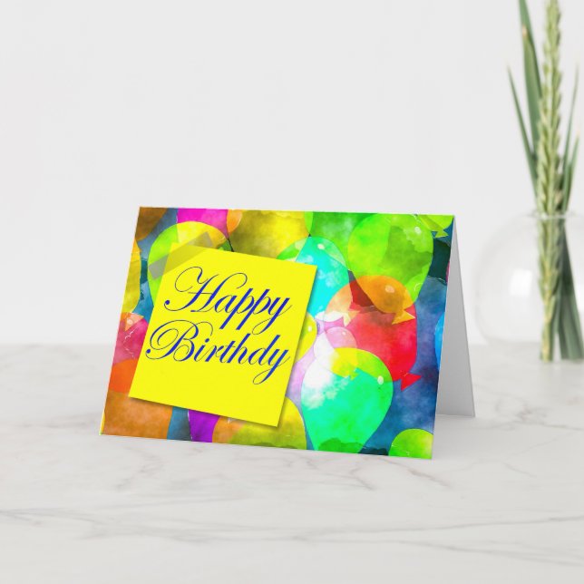 Balloons Galore   Card (Front)