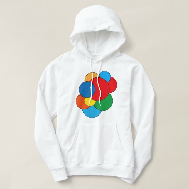 Balloons Gumballs Bubbles Hoodie Sweatshirt (Design Front)