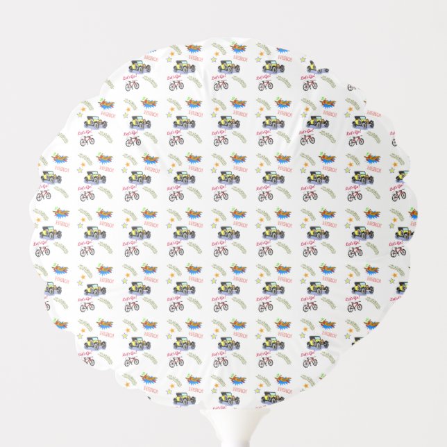 Balloons Hero Bicycle Car Airplane  (Front)