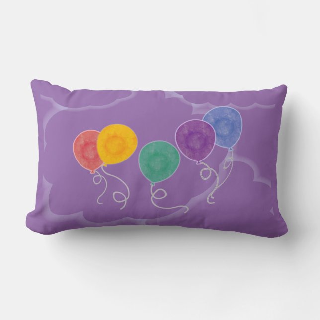 Balloons Lumbar Pillow (Front)