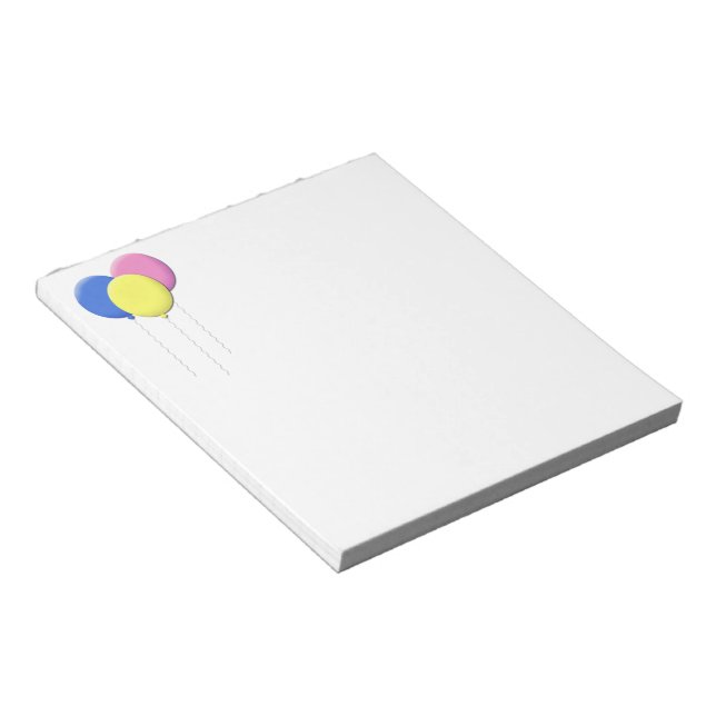 Balloons Notepad (Angled)