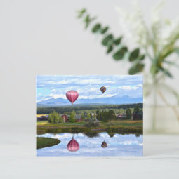Balloons Over Pagosa Springs Golf Course Colorado Postcard Zazzle