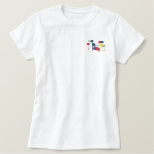 Balloons over Texas Embroidered Shirt