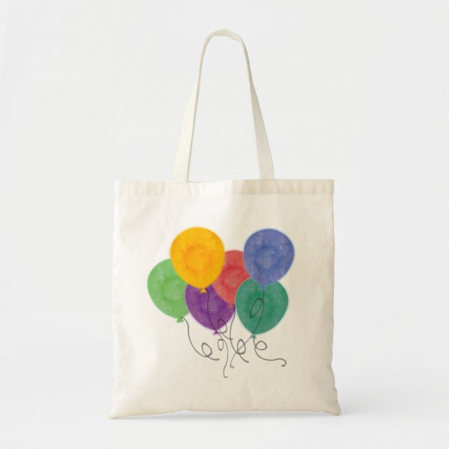 Balloons Party Gift Tote Bag (Front)