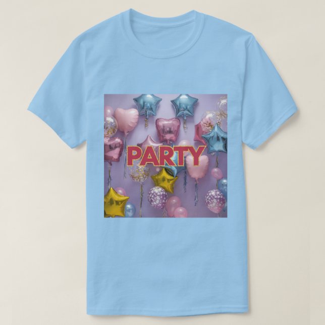 Balloons Party T-Shirt (Design Front)
