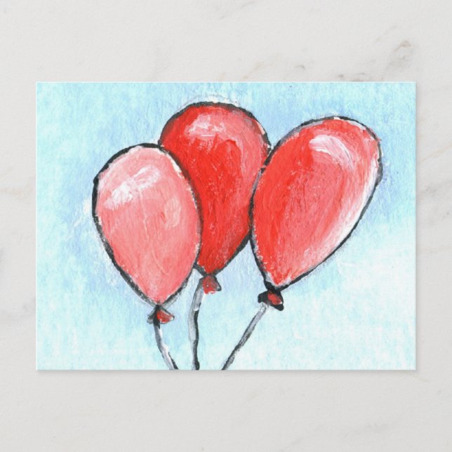 Balloons Postcard (Front)