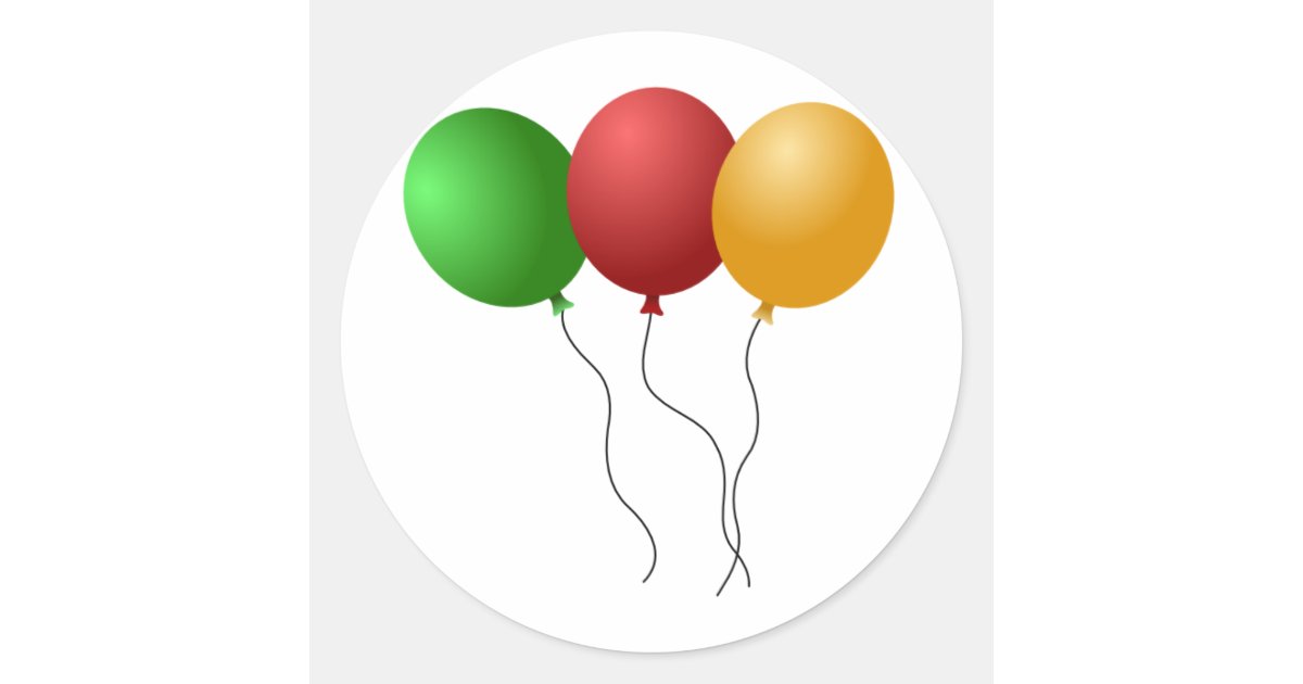balloons sticker | Zazzle