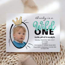 Balloons Type | Wild One Boys Photo First Birthday