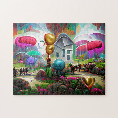 Balloons Welcome Home Jigsaw Puzzle