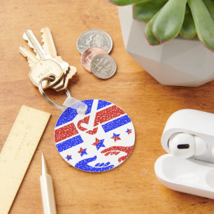 Ballot Box Unity Keychain