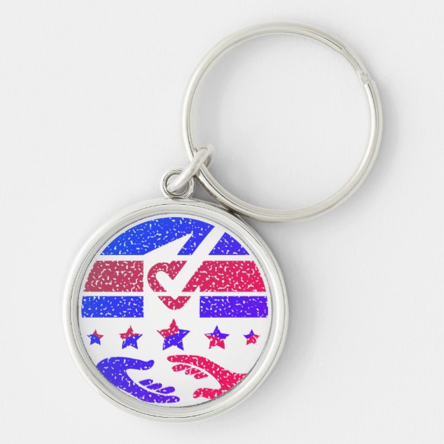 Ballot Box Unity Keychain (Front)