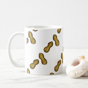 Ballpark Peanuts Nutty Nut Print Foodie Snack Food Coffee Mug