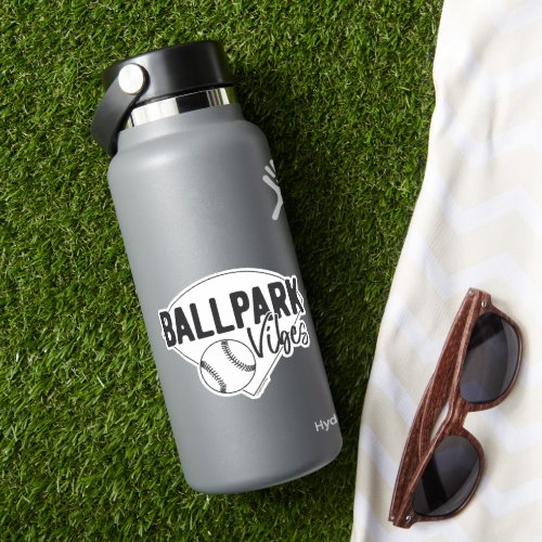Ballpark Vibes Baseball Softbal _ GraphicLoveShop Sticker