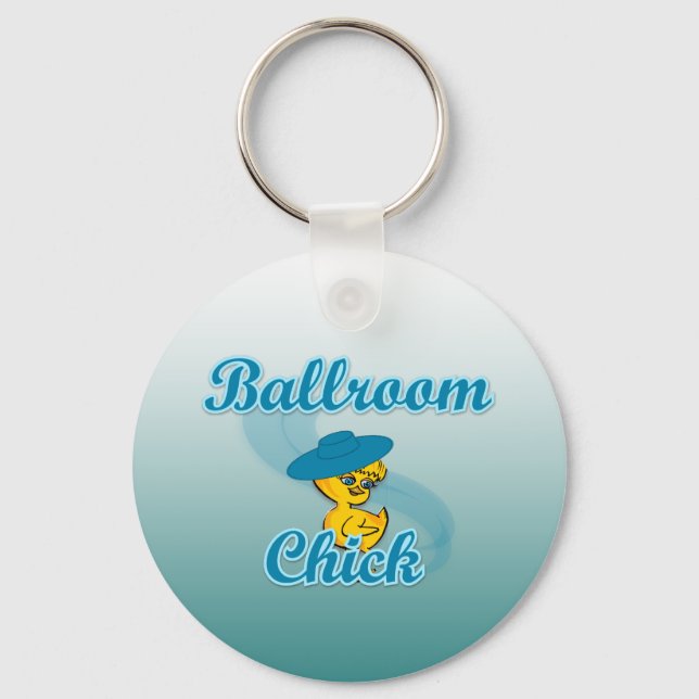 Ballroom Chick #3 Keychain (Front)