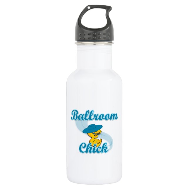 Ballroom Chick #3 Water Bottle (Front)