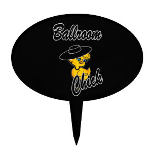 Ballroom Chick #4 Cake Topper
