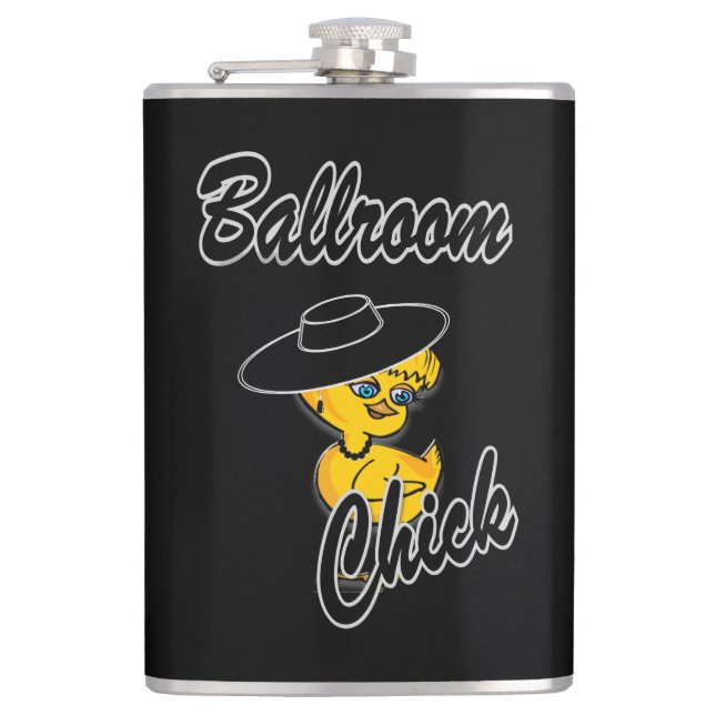 Ballroom Chick #4 Flask (Front)