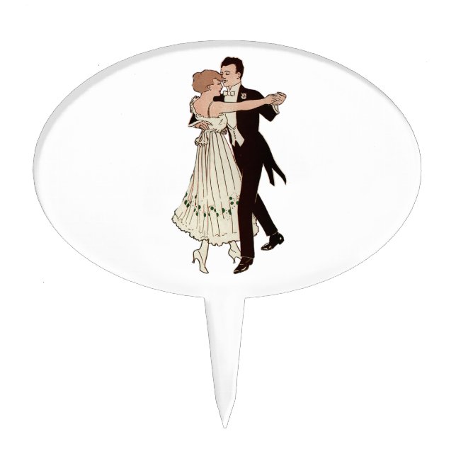 Ballroom Couple Cake Topper (Front)